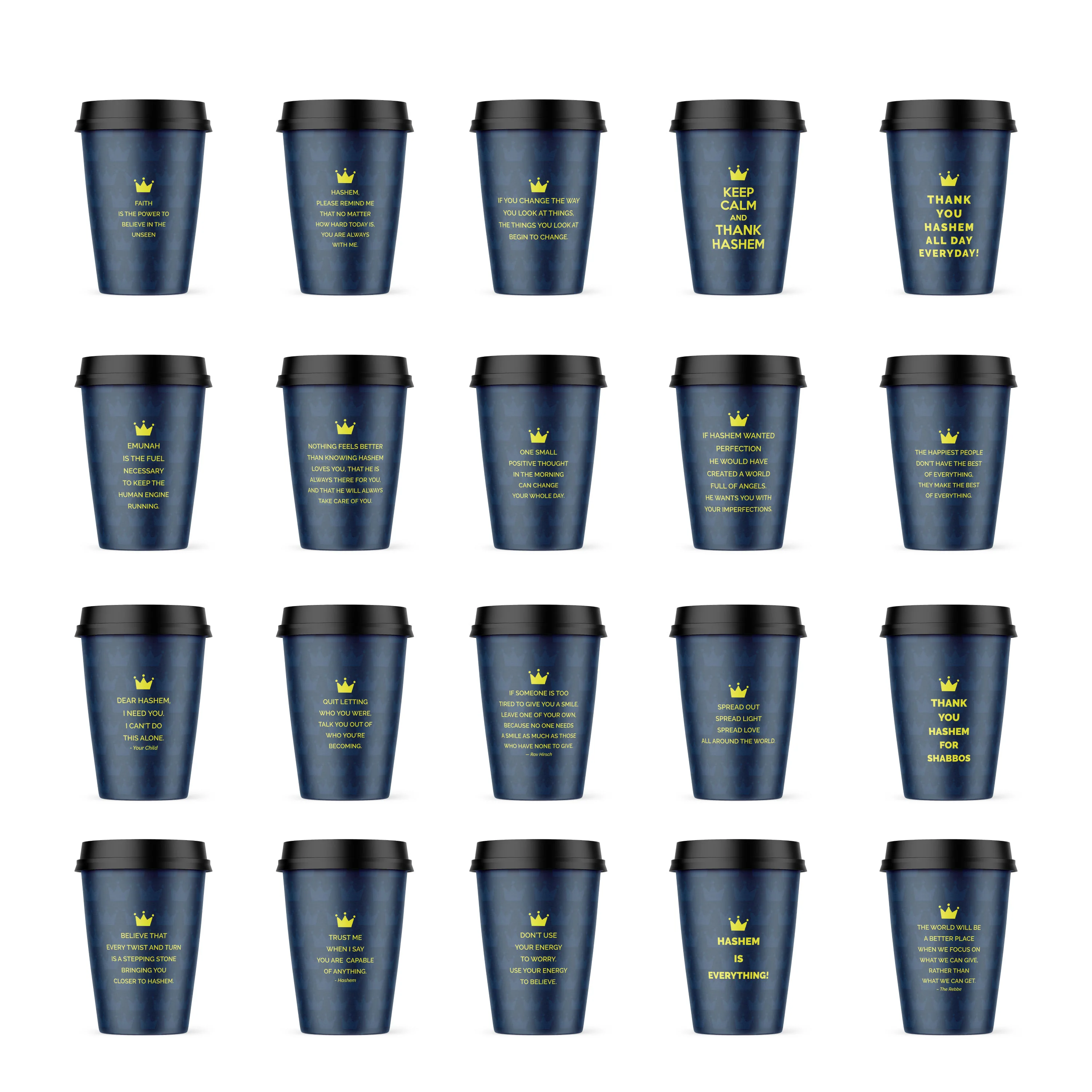 TYH Quote Coffee Cups